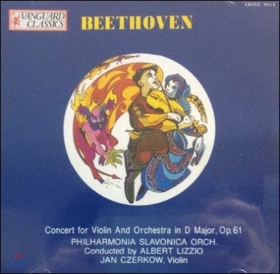 Albert Lizzio, Jan Czerkow, Josef Bulva, Leonard Hokanson / Beethoven: Concerto For Violin And Orchestra In D Op.61 (미개봉/oovc5014)
