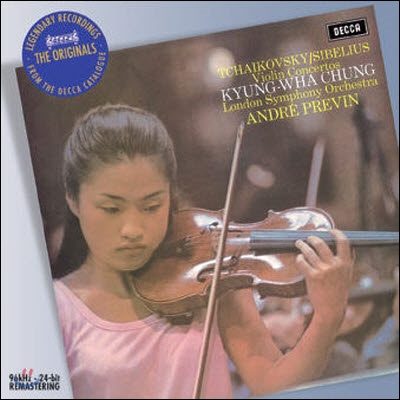 [중고] 정경화, Andre Previn / Tchaikovsky, Sibelius : Violin Concerto (dd3330/수입)