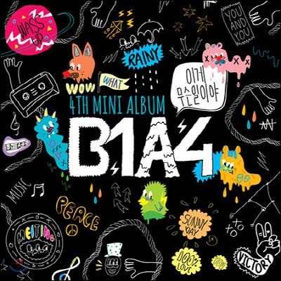 비원에이포 (B1A4) / 이게 무슨 일이야 (4th Mini Album) (88P 화보 + 멤버별 랜덤 포토카드 삽입 + 박스 타입 하드 커버/미개봉)