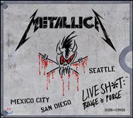[중고] Metallica / Live Shit - Binge &amp; Purge (3CD+2DVD+3VHS/수입/박스)