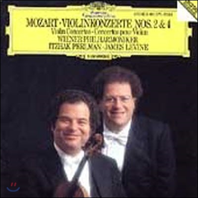 [중고] Itzhak Perlman, James Levine / Mozart: Violin Concertos Nos. 2 & 4 (수입/d125021)