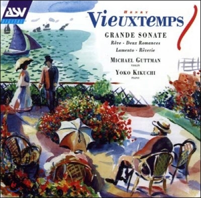 [중고] Michael Guttman, Yoko Kikuchi / Henry Vieuxtemps: Grande Sonate (수입/cddca1050)