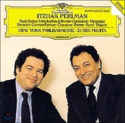 [중고] Itzhak Perlman, Zubin Mehta / Saint-Saens, Sarasate, Chausson, Ravel (수입/4230632)