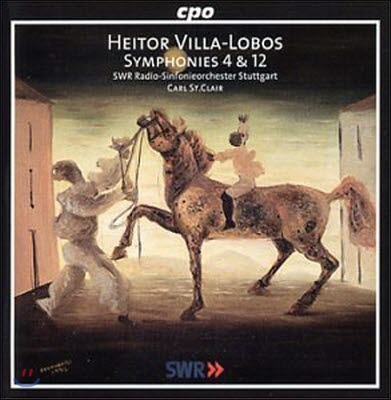 [중고] Carl St. Clair / Villa-Lobos: Symphonies 4 &amp; 12 (수입/9995252)