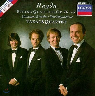[중고] Takacs Quartet / 하이든 : 현악 사중주 작품76, 1-3번 (Haydn : String Quartets, Op.76, Nos.1-3) (수입/4254672)