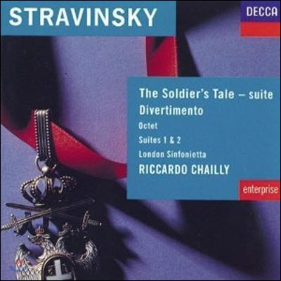 [중고] Riccardo Chailly / Stravinsky : L'Histoire du Soldat (The Soldier's Tale) - suite; Divertimento; Octet; Suites Nos. 1 & 2 (수입/4330792)