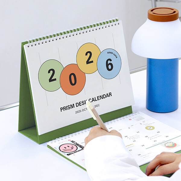 2026 프리즘 탁상 달력 (데스크 캘린더)