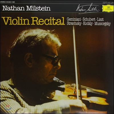 Nathan Milstein 나단 밀스타인 바이올린 리사이틀 (Violin Recital - Geminiani, Schubert, Stravinsky)