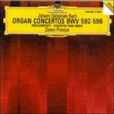 [중고] Simon Preston / Bach - Organ Concertos Bwv592-596 (수입/4230872)