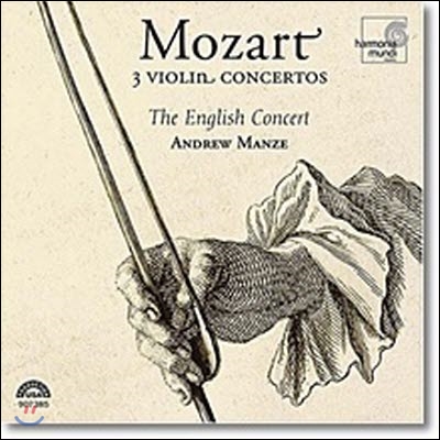 [중고] Andrew Manze / Mozart : Violin Concertos K.216, 218, 219 (Digipack/SACD/수입/hmu807385)