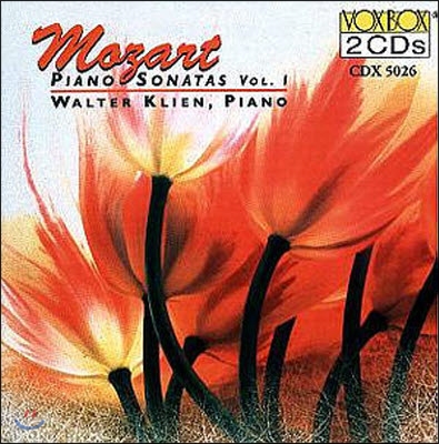[중고] Walter Klien / Mozart : Piano Sonatas, Vol.1) (수입/2CD/cdx5026)