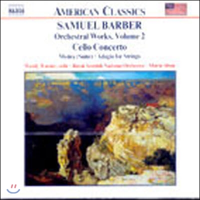 [중고] Marin Alsop, Wendy Warner / Barber : Cello Conderto etc. (수입/8559088)