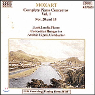 [중고] Jeno Jando, Andras Ligeti / Mozart : Piano Concerto No.13 & 20 (수입/8550201)
