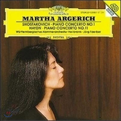 [중고] Martha Argerich, Jorg Faerber / Shostakovich : Piano Concerto Op.35, Haydn : Harpsichord Concerto Hob.XVIII:11 (dg3124)