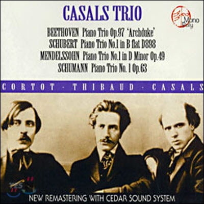 [중고] Casals Trio / 베토벤, 슈만, 슈베르트, 멘델스존 : 피아노 삼중주 (Beethoven, Schumann, Schubert, Mendelssohn : Piano Trios) (2CD/하드커버없음/gi20059)