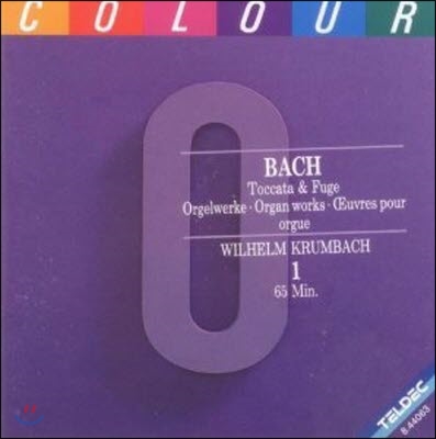 [중고] Wilhelm Krumbach / Bach : Toccata & Fuge etc. (수입/844063)