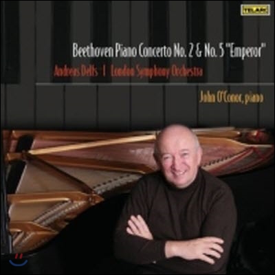 [중고] John O'Conor, Andreas Delfs / Beethoven : Piano Concertos No.2 Op.19, No.5 Op.73 'Emperor' (수입/cd80675)