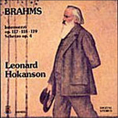 [중고] Leonard Hokanson / Brahms : Intermezzi Opp.177, 118, 119, Scherzo Op.4 (수입/br100035cd)