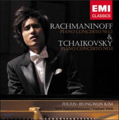 [중고] 김정원, Vladimir Valek / Rachmaninov, Tchaikovsky : Piano Concerto No.2 Op.18, Piano Concerto No.1 Op.23 (ekld0720)