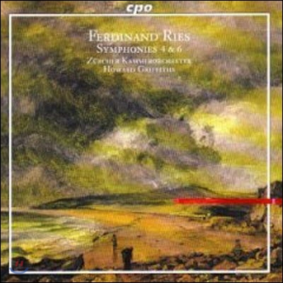 [중고] Howard Griffiths / Ferdinand ries Symphonies 4&amp;6 (수입/cpo9998362)