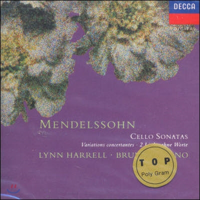 [중고] Lynn Harrell, Bruno Canino / Mendelssohn : Cello Sonata No.1, No.2 (수입/4301982)