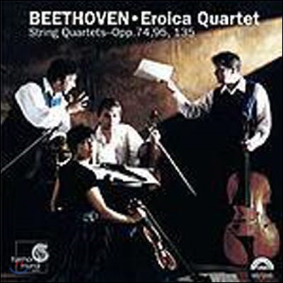 [중고] Eroica Quartet / 베토벤 : 현악 사중주 10번 '하프', 11번 '세리오조', 16번 (Beethoven : String Quartet No.10 Op.74 'Harp', No.95 'Serioso', No.16 Op.135)(수입/hmu907254)