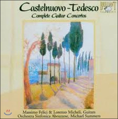 [중고] 로렌조 미첼리 (Lorenzo Micheli), 마시모 펠리치 (Massimo Felici) / 데데스코 기타협주곡(Tedesco : Complete Guitar Concertos)(수입/7615)