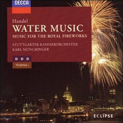 [중고] Karl Munchinger / Handel : Water Music (수입/4482272)
