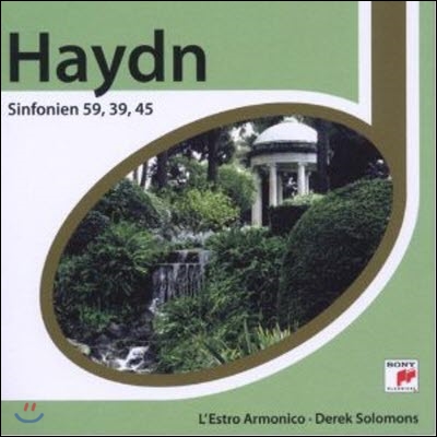 [중고] Derek Solomons / Haydn: Symphonies Nos.39, 45 &#39;Farewell&#39; &amp; 59 &#39;Fire Symphony&#39; (수입/82876887572)