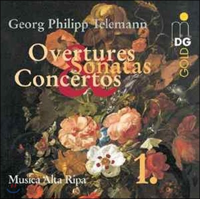 [중고] Georg Philipp Telemann / Musica Alta Ripa : Telemann : Overtures, Sonatas, Concertos, Vol.1(수입/mdg30911892)