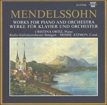 [중고] Moshe Atzmon, Cristina Ortiz / Mendelssohn : Works for Piano &amp; Orchestra (SKCDL0116)