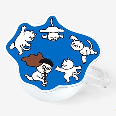 아크릴 티코스터