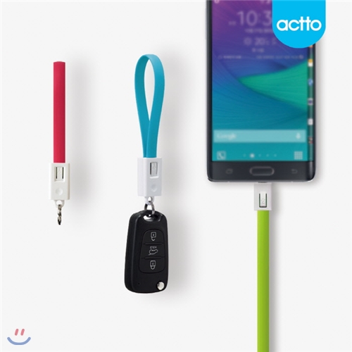 ACTTO 엑토 스트랩충전데이터케이블 USB-15 [0173244649]