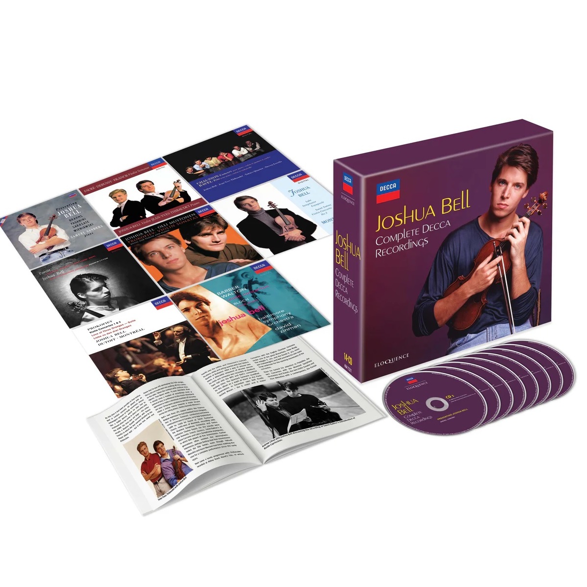 Joshua Bell 조슈아 벨 데카 레이블 녹음 전집 (Complete Decca Recordings) [14CD 박스세트]