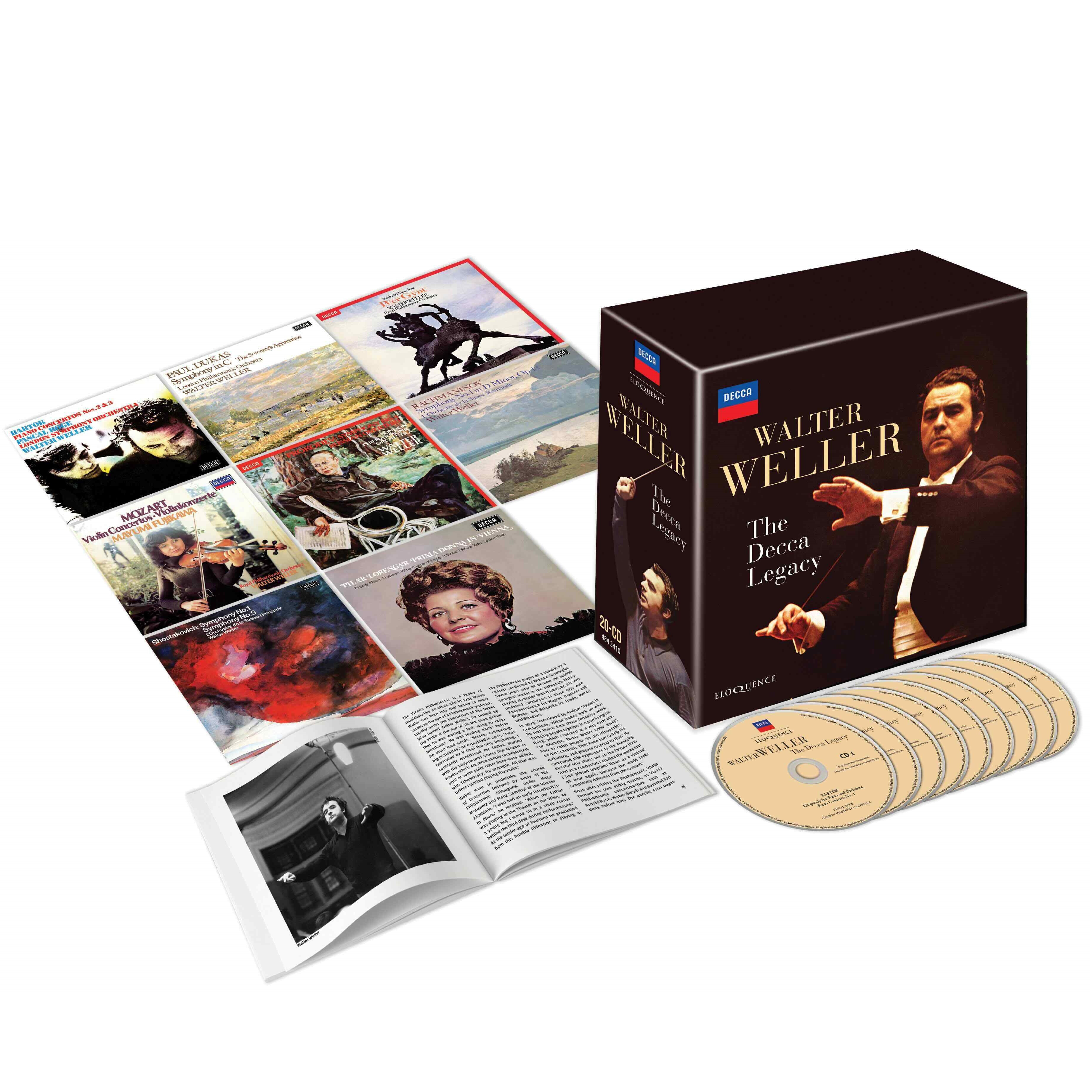 Walter Weller 발터 벨러 데카 레이블 녹음 에디션 (The Decca Legacy) [20CD 박스세트]