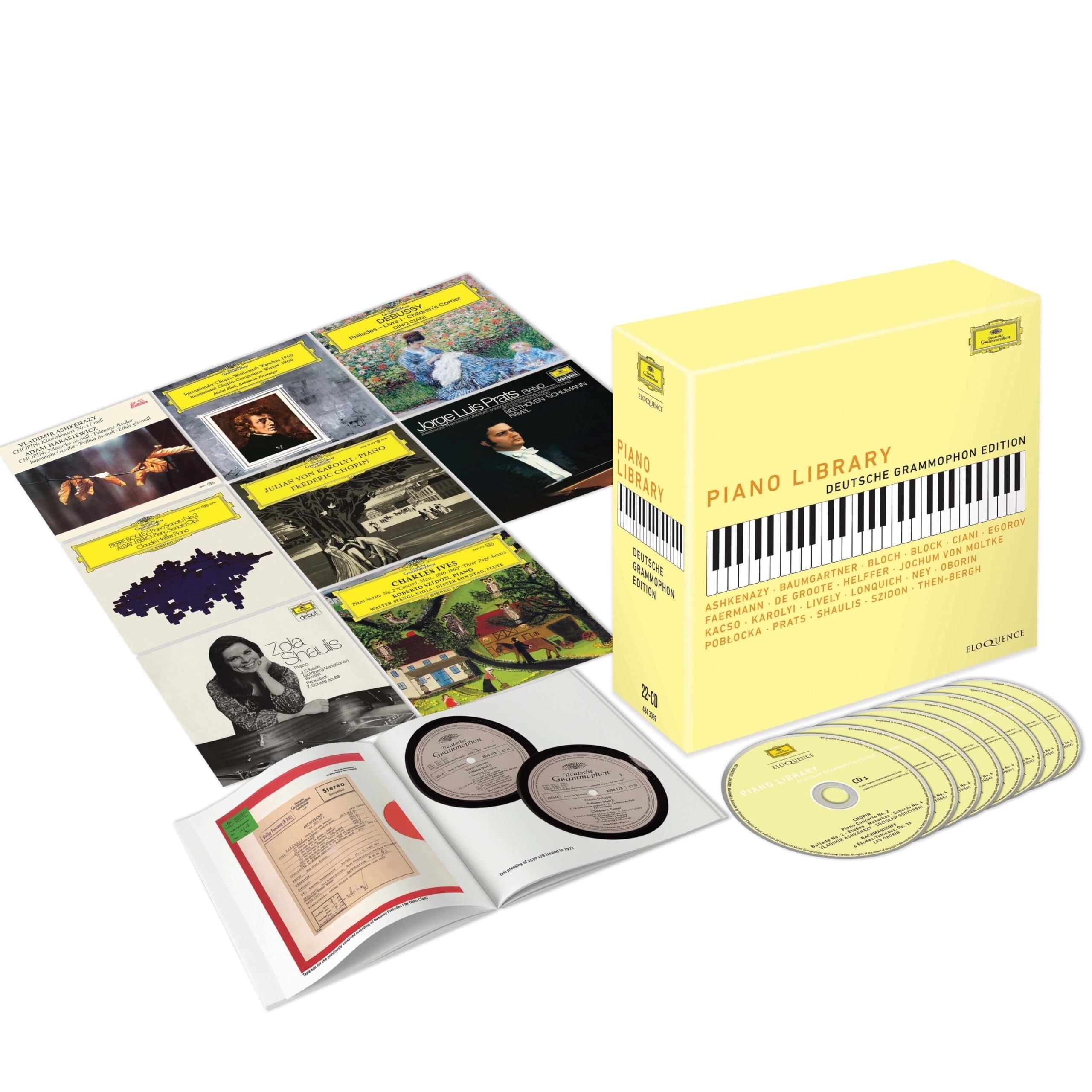 도이체 그라모폰 레이블 숨겨진 피아노 명연주 모음집 (Piano Library - Deutsche Grammophon Edition) [22CD 박스세트]