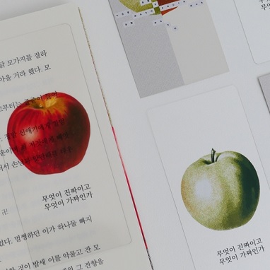 혼모노 사과 책갈피