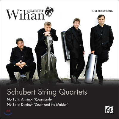 Wihan Quartet 슈베르트: 현악 사중주 13번 `로자문데` 14번 `죽음과 소녀` (Schubert: String Quartets No. 13 &amp; 14)