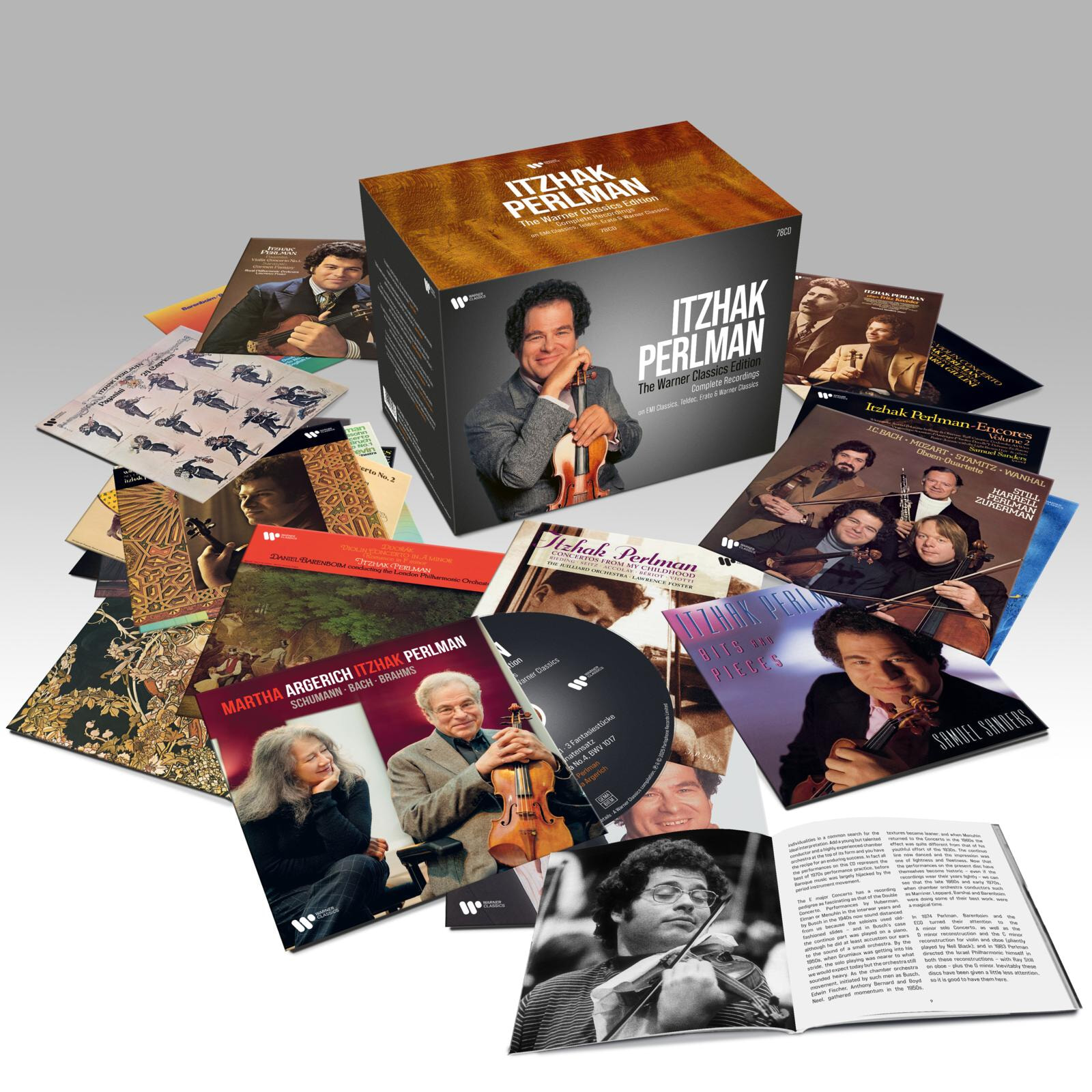 Itzhak Perlman 이착 펄만 워너 레코딩 전집 (Itzhak Perlan - The Complete Warner Classics Recordings) [78CD 박스세트]