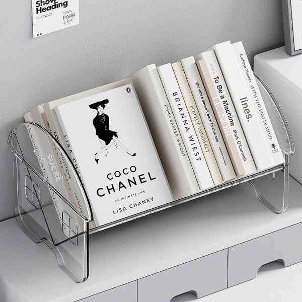 OFFISYS 인텔리전스 인테리어 집중모드 투명 책꽂이