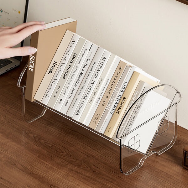 OFFISYS 인텔리전스 인테리어 집중모드 투명 책꽂이