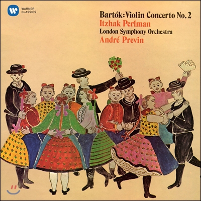 Itzhak Perlman / Andre Previn 이차크 펄만 6집 - 바르톡: 바이올린 협주곡 2번 (1974) (Bartk: Violin Concerto No. 2)
