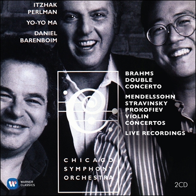 Itzhak Perlman / Yo-Yo Ma / Daniel Barenboim 이차크 펄만 55집 - 브람스: 이중 협주곡 / 멘델스존 / 스트라빈스키 / 프로코피에프 (1997) (The Erato & Teldec Recordings)