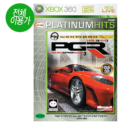 프로젝트 고담 레이싱 3-플래티넘 히트(XBOX360)