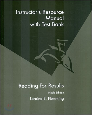 Reading for Results 9/E : Instructor's Manual