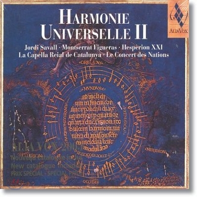 Jordi Savall 알리아 복스 베스트 샘플러 2집 (Harmonie Universelle Vol.2)