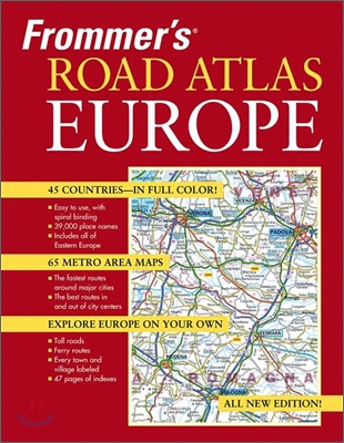 Frommer&#39;s Road Atlas Europe