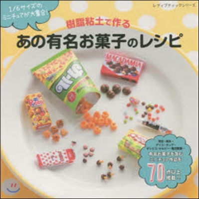 樹脂粘土で作るあの有名お菓子のレシピ