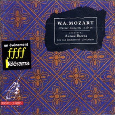 [중고] Anima Eterna / Mozart: Piano Concertos Nos.15 &amp; 16 (수입/ccs1791)