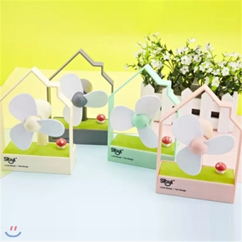 Little House USB 충전식 무선선풍기 [0176003090]